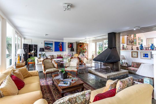 Sala Living de casa à venda com 5 quartos, 424m² em Vila Boa Vista, Santo André