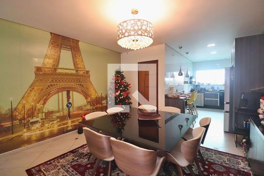 Sala de Jantar de casa para alugar com 3 quartos, 210m² em Vila Guiomar, Santo André