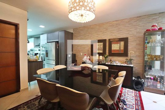 Sala de Jantar de casa para alugar com 3 quartos, 210m² em Vila Guiomar, Santo André
