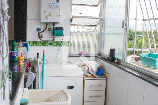Área de Serviço de apartamento à venda com 2 quartos, 80m² em Engenho de Dentro, Rio de Janeiro