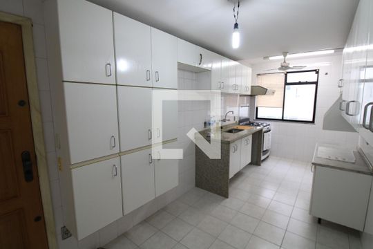Cozinha de apartamento à venda com 4 quartos, 172m² em Recreio dos Bandeirantes, Rio de Janeiro