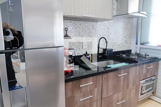 Cozinha  de apartamento para alugar com 2 quartos, 70m² em Vila Andrade, São Paulo