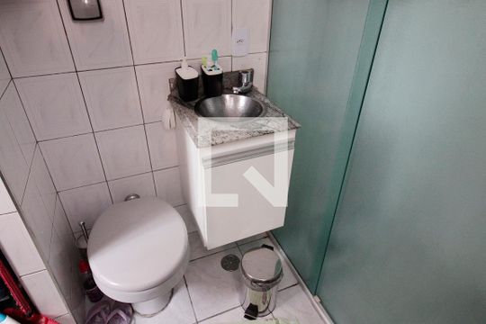 Banheiro da Suíte de apartamento à venda com 2 quartos, 68m² em Consolação, São Paulo