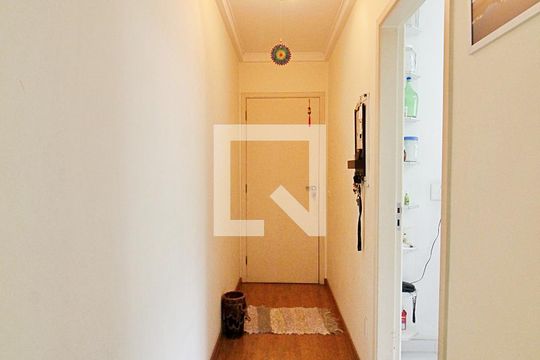 Corredor de Entrada de apartamento à venda com 3 quartos, 110m² em Campestre, Santo André