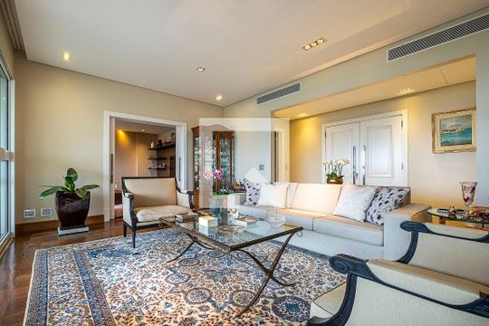 Sala  de apartamento à venda com 4 quartos, 264m² em Pinheiros, São Paulo