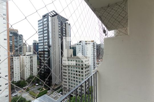 Varanda de apartamento para alugar com 2 quartos, 60m² em Vila Olímpia, São Paulo