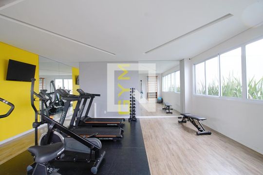 Área comum - Academia de apartamento para alugar com 2 quartos, 48m² em Jardim Monte Alegre, Taboão da Serra