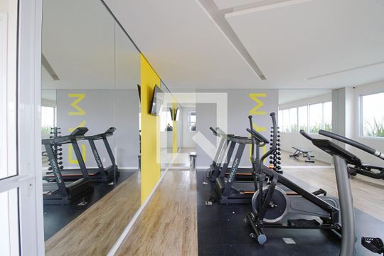 Área comum - Academia de apartamento para alugar com 2 quartos, 48m² em Jardim Monte Alegre, Taboão da Serra