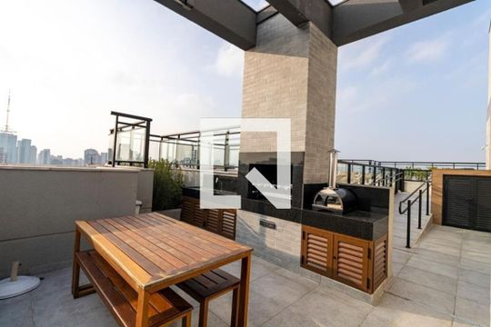 Área comum - Churrasqueira de kitnet/studio à venda com 1 quarto, 38m² em Vila Mariana, São Paulo