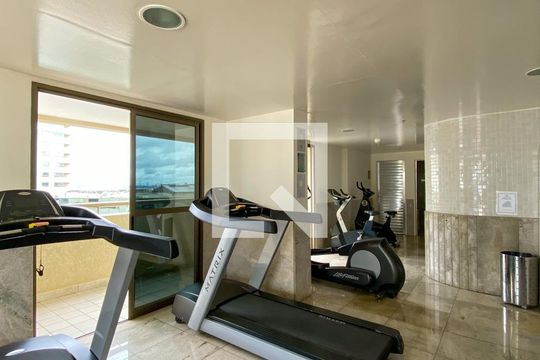Área comum - Academia de apartamento para alugar com 1 quarto, 47m² em Asa Sul, Brasília