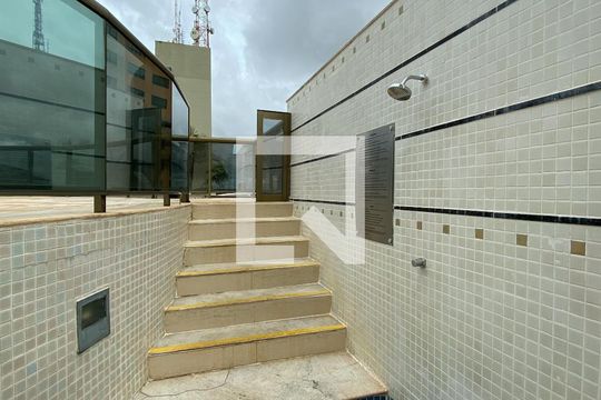 Área comum - Piscina de apartamento para alugar com 1 quarto, 47m² em Asa Sul, Brasília