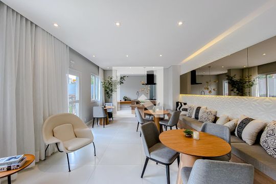 Área comum - Salão de festas de apartamento para alugar com 1 quarto, 24m² em Tatuapé, São Paulo