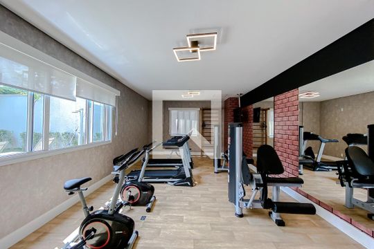 Área comum - Academia de apartamento para alugar com 1 quarto, 24m² em Tatuapé, São Paulo