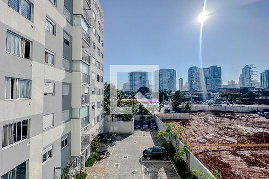 Vista da Suíte de apartamento para alugar com 1 quarto, 24m² em Tatuapé, São Paulo