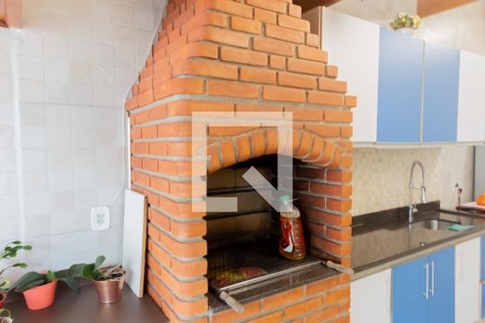 Área comum - Churrasqueira de apartamento à venda com 3 quartos, 140m² em Vila Curuçá, Santo André