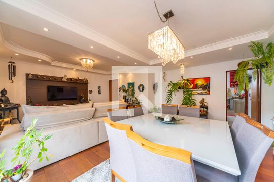 Sala de apartamento à venda com 3 quartos, 120m² em Centro, Santo André