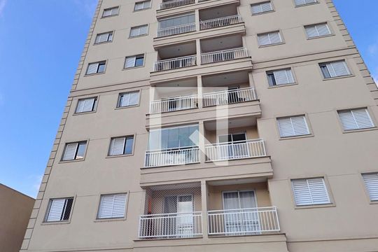 Fachada do bloco de apartamento para alugar com 3 quartos, 92m² em Jardim Utinga, Santo André