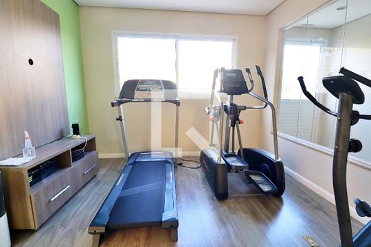 Área comum - Academia de apartamento para alugar com 3 quartos, 92m² em Jardim Utinga, Santo André