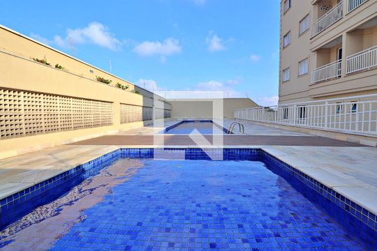 Área comum - Piscina de apartamento para alugar com 3 quartos, 92m² em Jardim Utinga, Santo André