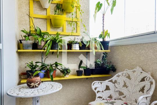 Varanda da Sala de apartamento à venda com 3 quartos, 88m² em Vila Rosalia, Guarulhos