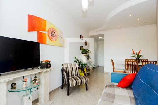 Sala de apartamento à venda com 3 quartos, 88m² em Vila Rosalia, Guarulhos