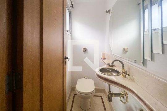 Lavabo de apartamento à venda com 3 quartos, 150m² em Indianópolis, São Paulo
