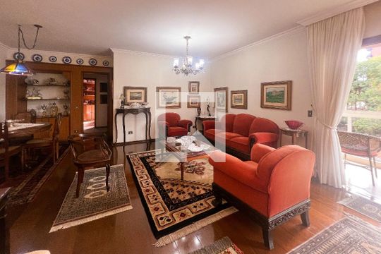 Sala de apartamento à venda com 3 quartos, 150m² em Indianópolis, São Paulo