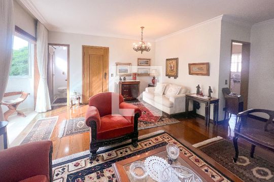 Sala de apartamento à venda com 3 quartos, 150m² em Indianópolis, São Paulo