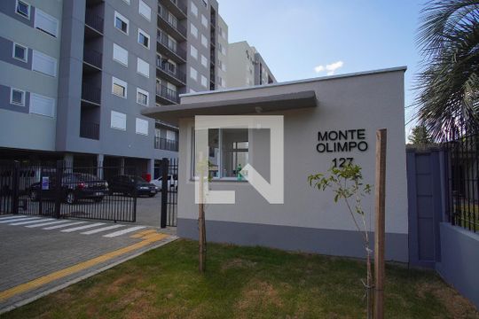 Fachada e portaria de apartamento para alugar com 2 quartos, 56m² em Rondônia, Novo Hamburgo