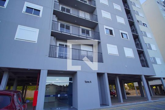 Fachada do bloco de apartamento para alugar com 2 quartos, 56m² em Rondônia, Novo Hamburgo