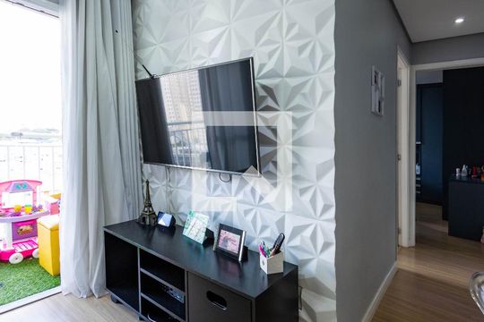 Sala de apartamento à venda com 2 quartos, 54m² em Jardim Independência, São Paulo