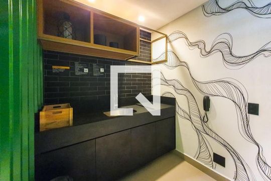 Área comum - Lavanderia  de kitnet/studio para alugar com 1 quarto, 25m² em Vila Mariana, São Paulo
