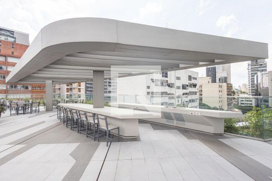 Espaço Gourmet de kitnet/studio à venda com 1 quarto, 39m² em Pinheiros, São Paulo