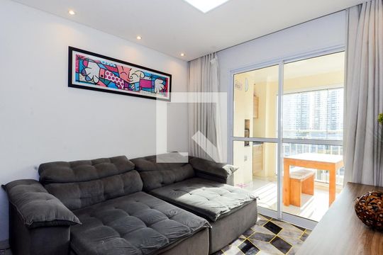 Sala de apartamento à venda com 3 quartos, 75m² em Vila Augusta, Guarulhos
