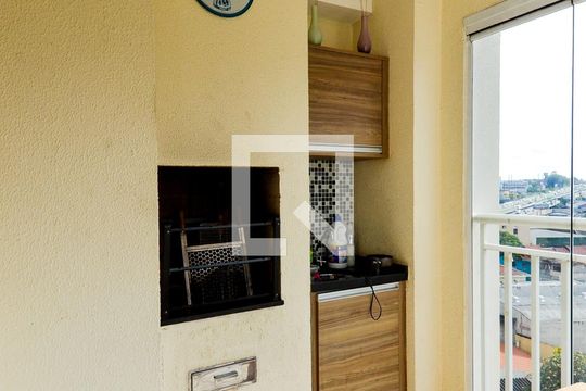 Varanda Gourmet de apartamento à venda com 3 quartos, 75m² em Vila Augusta, Guarulhos