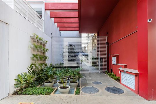 Fachada de apartamento para alugar com 1 quarto, 32m² em Pinheiros, São Paulo