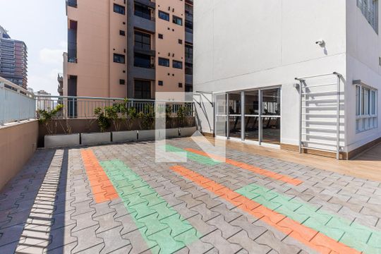 Área comum - Academia de apartamento para alugar com 1 quarto, 32m² em Pinheiros, São Paulo
