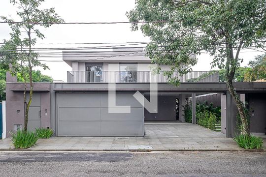 Fachada de casa à venda com 5 quartos, 370m² em Alto de Pinheiros, São Paulo