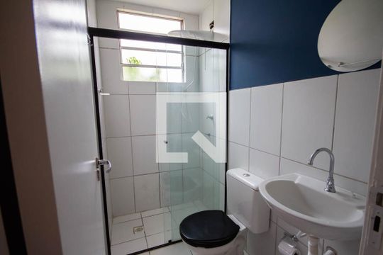 Banheiro de apartamento para alugar com 2 quartos, 60m² em Reserva Sul Condomínio Resort, Ribeirão Preto