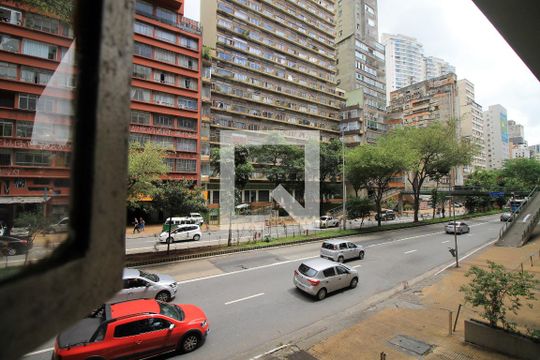Vista de kitnet/studio para alugar com 1 quarto, 26m² em Bela Vista, São Paulo