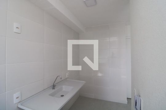 Cozinha de apartamento à venda com 2 quartos, 44m² em Jardim Imperador (zona Leste), São Paulo