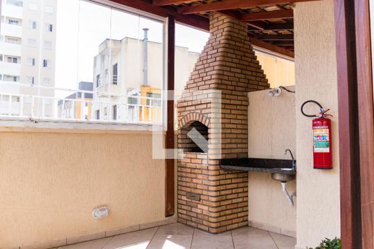 Área comum - Churrasqueira 1 de apartamento à venda com 2 quartos, 146m² em Vila Guiomar, Santo André