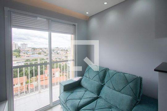 Sala de apartamento à venda com 1 quarto, 34m² em Vila das Belezas, São Paulo