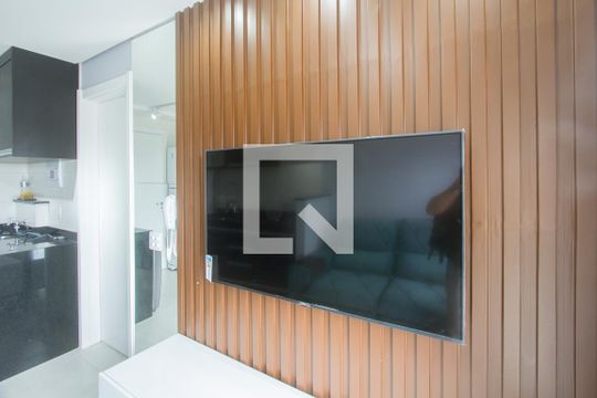 Sala de apartamento à venda com 1 quarto, 34m² em Vila das Belezas, São Paulo