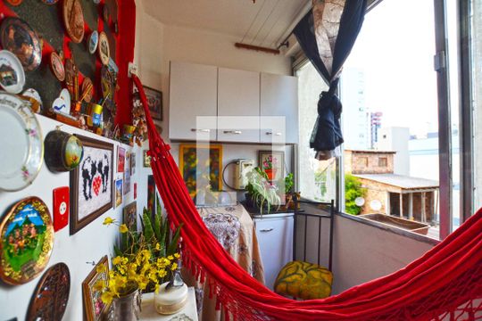 Área de Serviço de apartamento à venda com 1 quarto, 90m² em Menino Deus, Porto Alegre