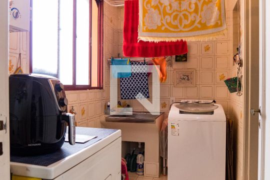 Área  de Serviço de apartamento à venda com 2 quartos, 90m² em Vila América, Santo André
