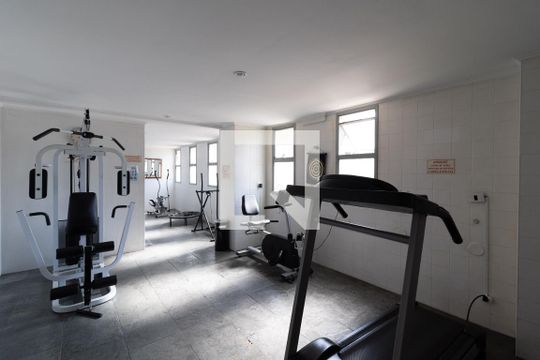 Área comum - Academia de apartamento para alugar com 1 quarto, 47m² em Santana, São Paulo