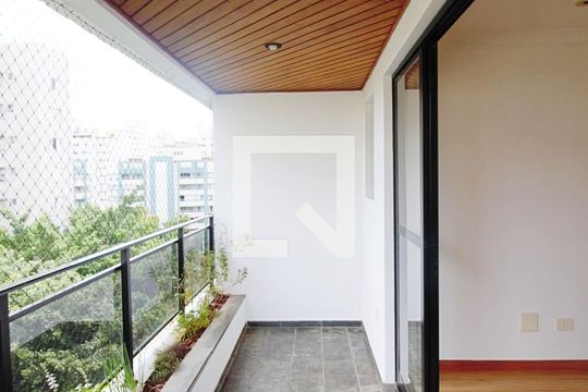 Varanda da Sala de apartamento para alugar com 3 quartos, 124m² em Real Parque, São Paulo