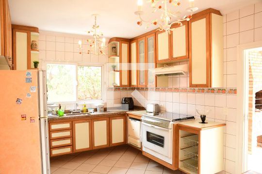 Cozinha de casa de condomínio para alugar com 3 quartos, 315m² em Horizontal Park, Cotia