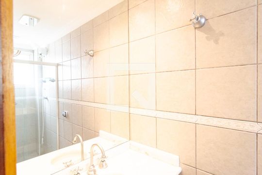 Banheiro da Suíte de apartamento à venda com 3 quartos, 94m² em Vila Clementino, São Paulo